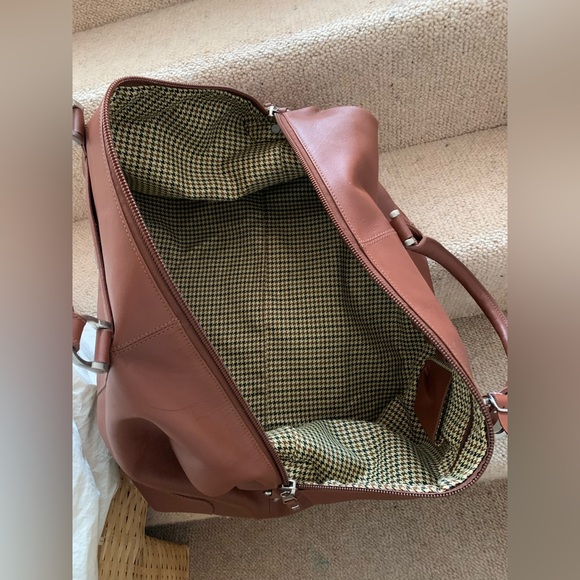 Cutter & Buck Leather 19” Weekender Duffle Bag NWOT - Picture 9 of 9